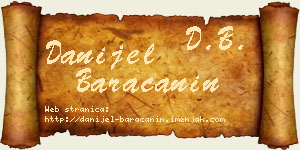 Danijel Baračanin vizit kartica